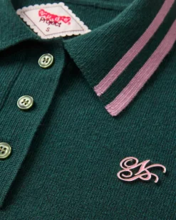 Nude Project Jersey Bacuri Polo Verde Hot