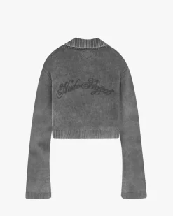 Nude Project Jersey Con Cremallera First Class Gris Oscuro Sale