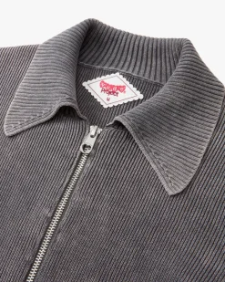 Nude Project Jersey Con Cremallera First Class Gris Oscuro Sale