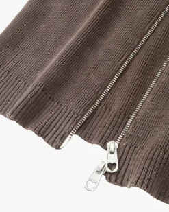 Nude Project Jersey Con Cremallera First Class Marrón Discount