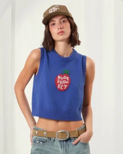 Nude Project Jersey Cutie Apple Vest Azul