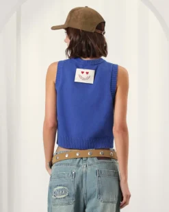 Nude Project Jersey Cutie Apple Vest Azul