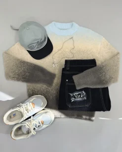 Nude Project Jersey Gradient Cozy Azul Cielo New