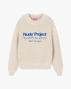 Nude Project Jersey Liqueza Ecru Clearance