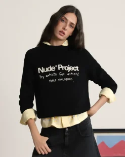 Nude Project Jersey Liqueza Negro Discount