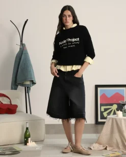 Nude Project Jersey Liqueza Negro Discount