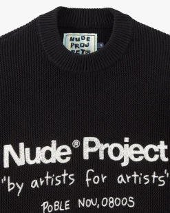 Nude Project Jersey Liqueza Negro Discount