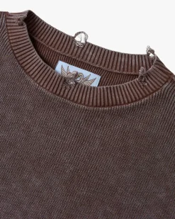 Nude Project Jersey Perfect Crop Marrón Outlet