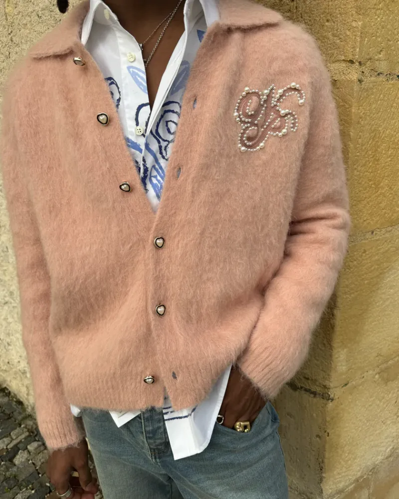 Nude Project Jersey Premium Alpaca Button Up Hot