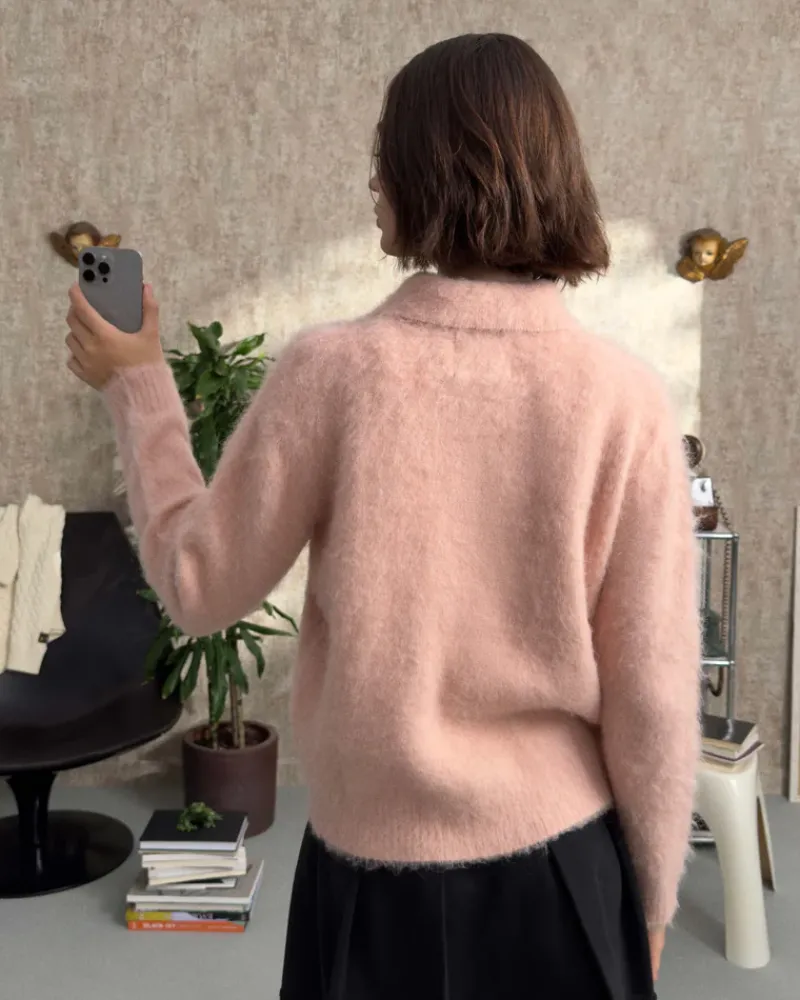 Nude Project Jersey Premium Alpaca Button Up Hot