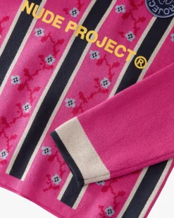 Nude Project Jersey Rosel Football Polo Rosa Hot