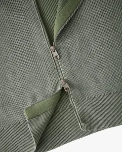 Nude Project Jersey Shady Con Cremallera Verde Sale