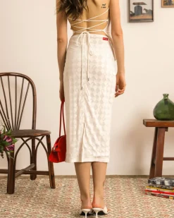 Nude Project Laca Skirt White