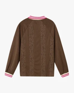 Nude Project Lace Football Polo Brown Clearance