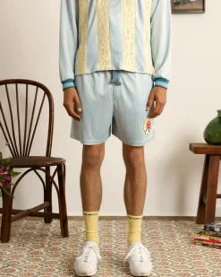 Nude Project Lace Football Short Baby Blue Online