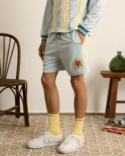 Nude Project Lace Football Short Baby Blue Online