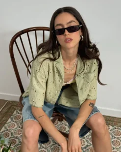 Nude Project Leaf Shirt Green Discount
