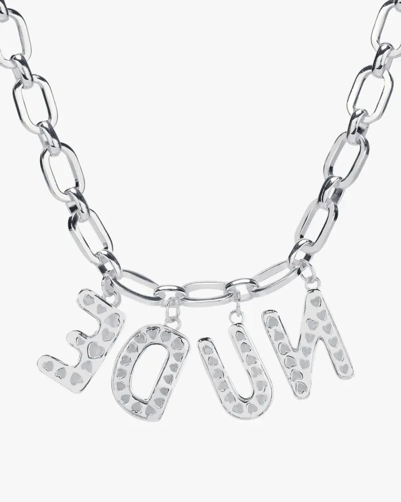 Nude Project Letter Chain Silver Discount