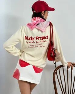 Nude Project Liqueza Knit Marshmallow New
