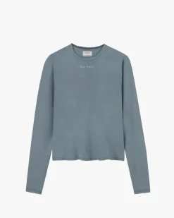 Nude Project Liquid Longsleeve Tee Grey Clearance