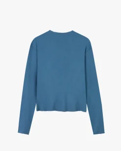Nude Project Liquid Longsleeve Tee Windward Blue Discount