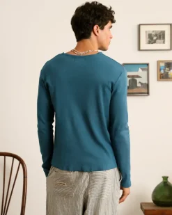 Nude Project Liquid Longsleeve Tee Windward Blue Discount