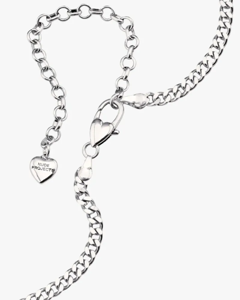 Nude Project Minicuban Necklace Silver Best