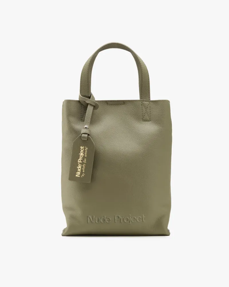 Nude Project Minimal Leather Bag Olive Sale