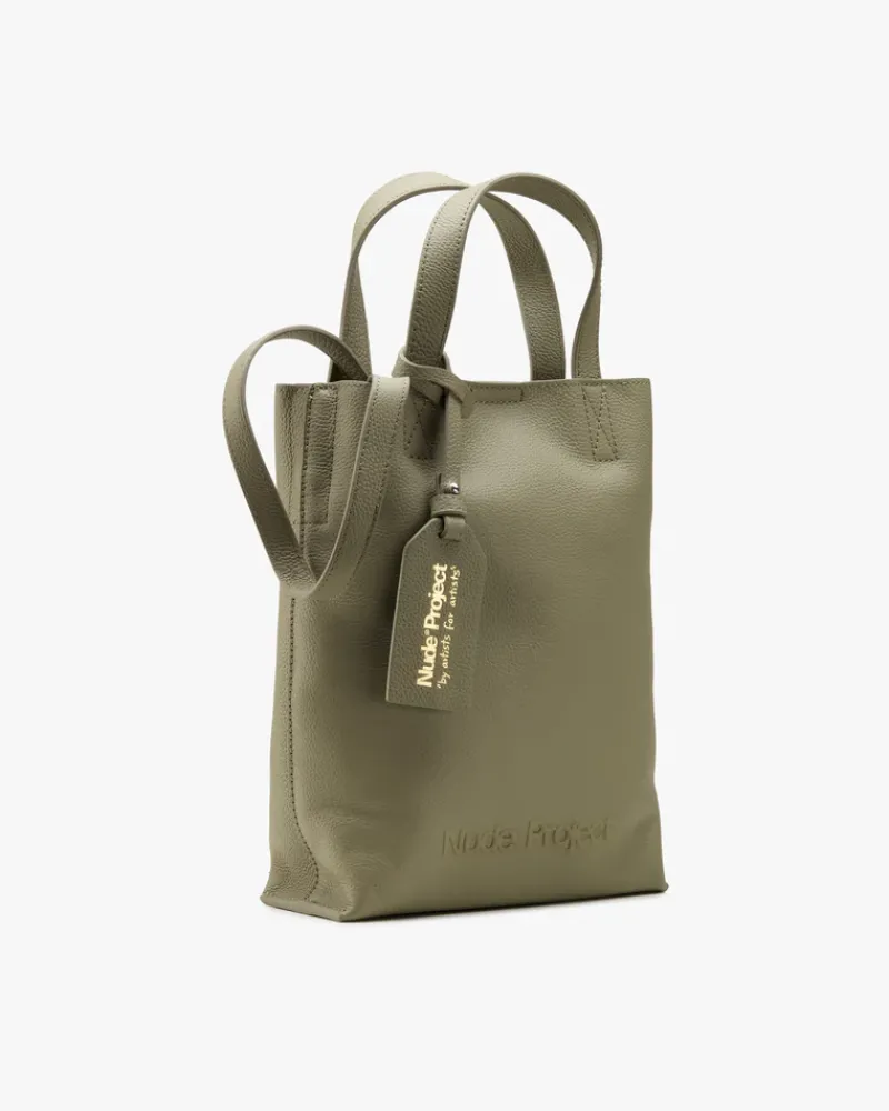 Nude Project Minimal Leather Bag Olive Sale