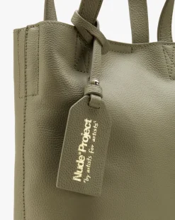 Nude Project Minimal Leather Bag Olive Sale