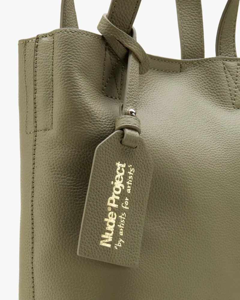 Nude Project Minimal Leather Bag Olive Sale