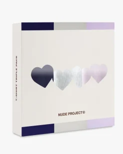 Nude Project Pack De 3 Camisetas Básicas Lila/Gris/Azul Marino Sale