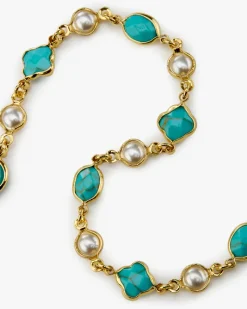 Nude Project Palmas Necklace Blue
