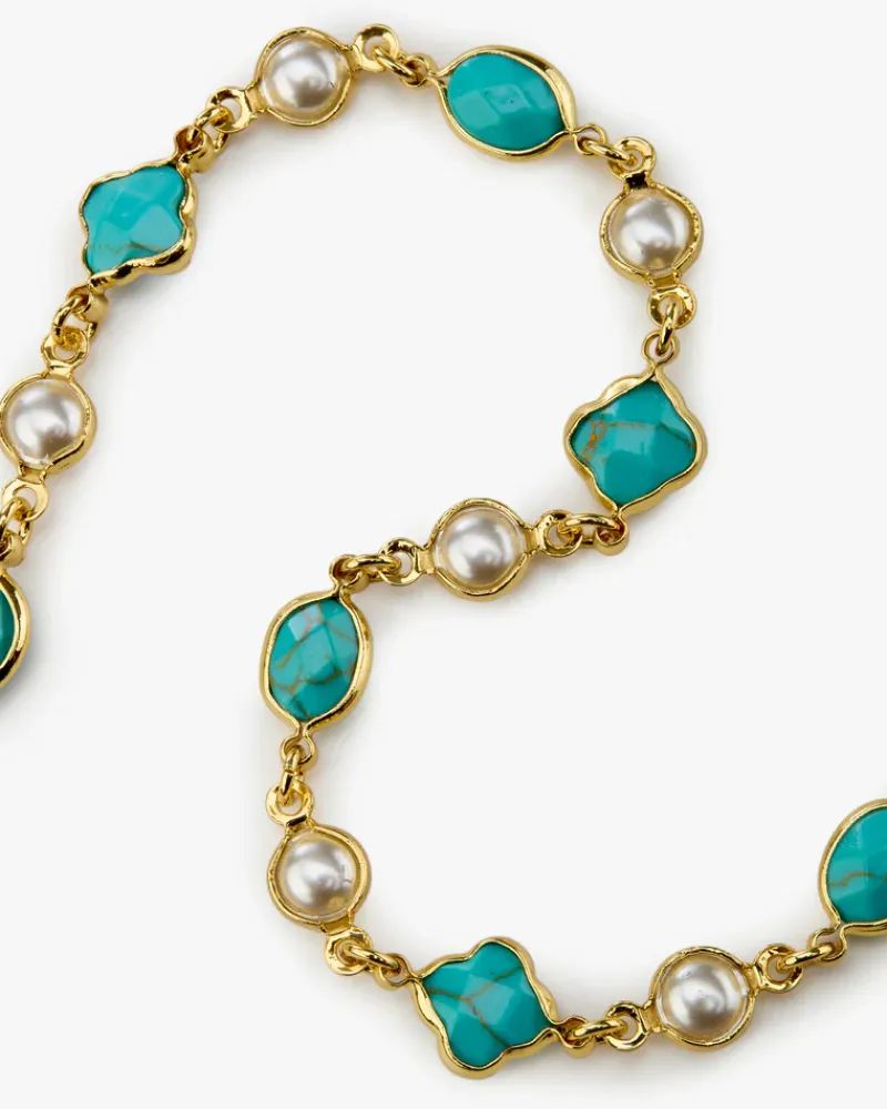 Nude Project Palmas Necklace Blue
