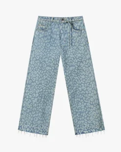 Nude Project Pantalón Baggy Animal Print Old Denim Discount