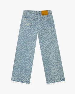 Nude Project Pantalón Baggy Animal Print Old Denim Discount