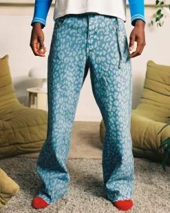 Nude Project Pantalón Baggy Animal Print Old Denim Discount