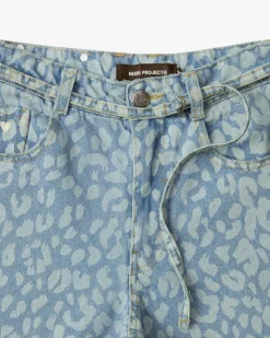 Nude Project Pantalón Baggy Animal Print Old Denim Discount