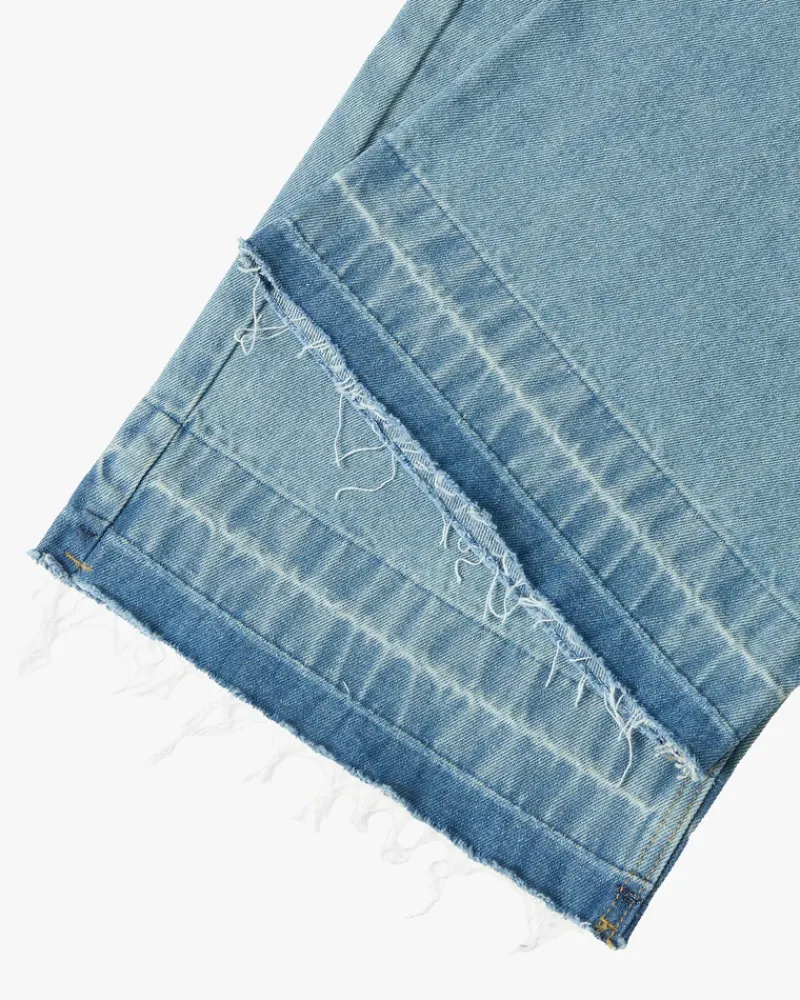Nude Project Pantalón Baggy Azul Old Best