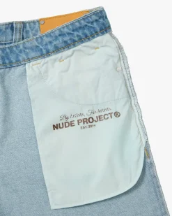 Nude Project Pantalón Baggy Azul Old Best
