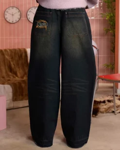 Nude Project Pantalón Baggy Indigo Old New