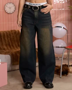 Nude Project Pantalón Baggy Indigo Old New