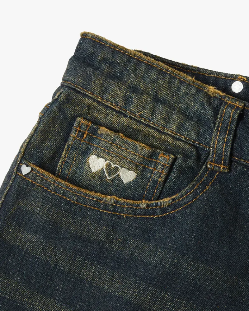 Nude Project Pantalón Baggy Indigo Old New