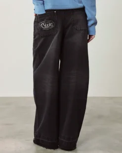 Nude Project Pantalón Baggy Negro Old Sale