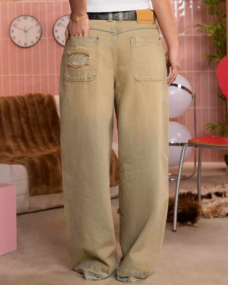 Nude Project Pantalón Baggy Sand Wash Old
