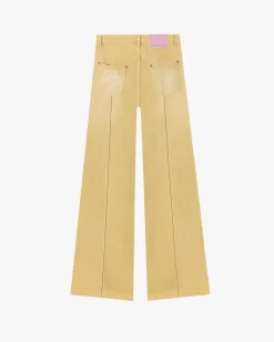 Nude Project Pantalón Bootcut Amarillo Discount