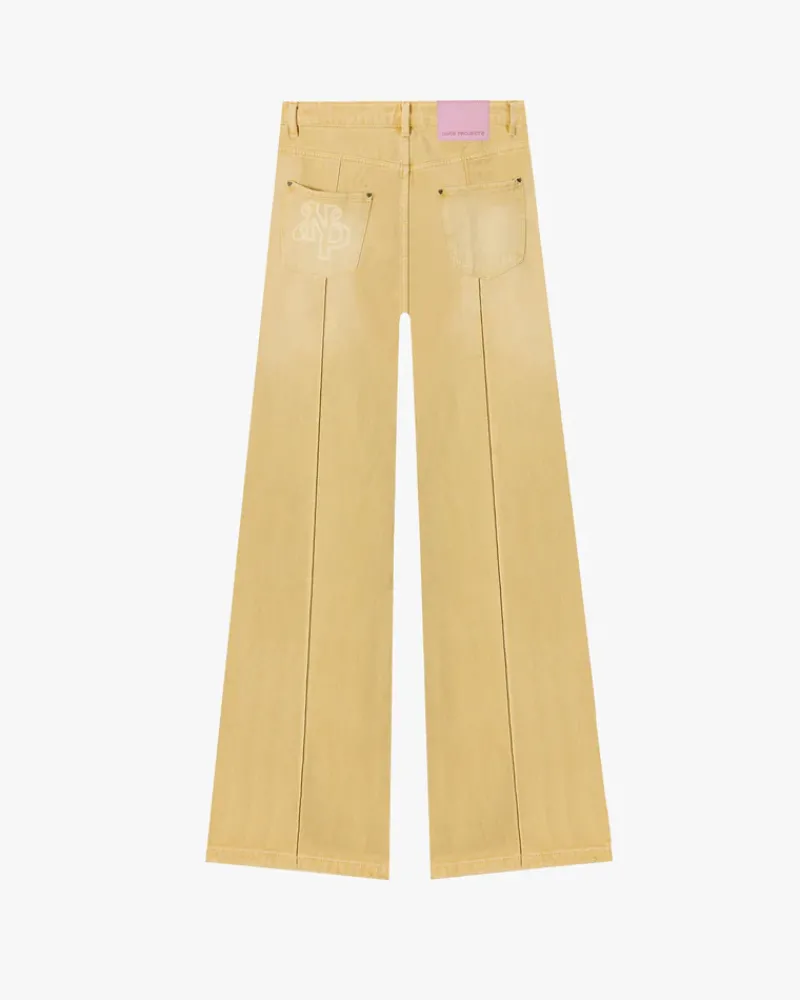 Nude Project Pantalón Bootcut Amarillo Discount