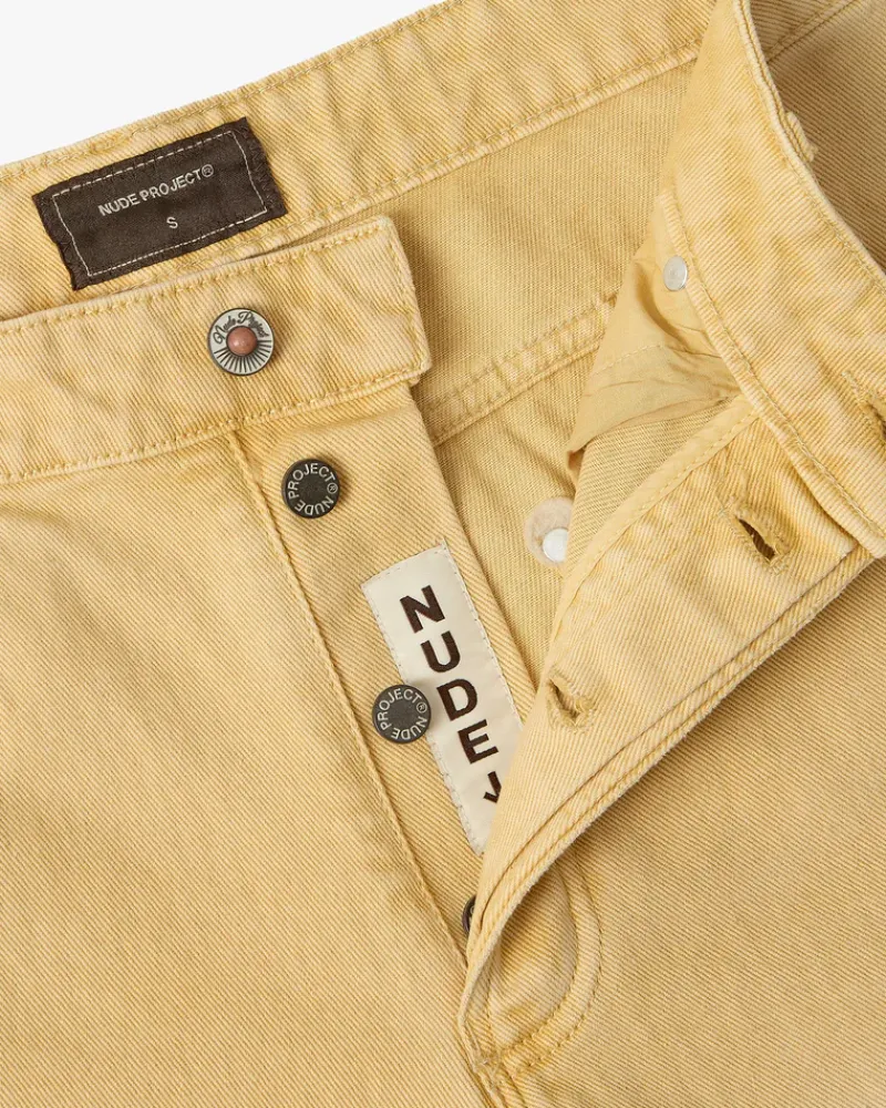 Nude Project Pantalón Bootcut Amarillo Discount