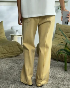Nude Project Pantalón Bootcut Amarillo Discount