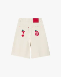 Nude Project Pantalón Corto Apple Crew Denim Raw Hot